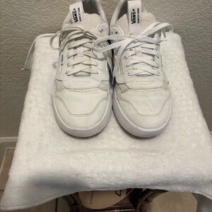 Vans Classic White Lace-Up Sneakers